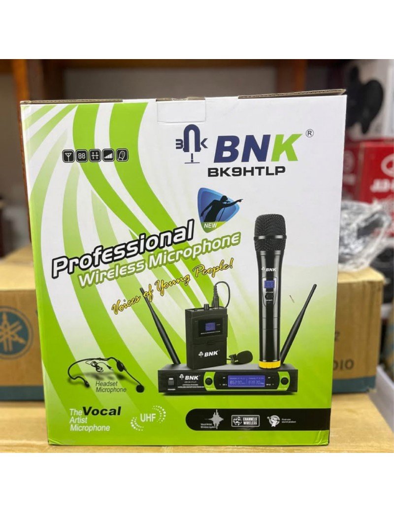 KIT Micro BNK : 1 Baladeur + 1 casque + 1 micro-cravatte - Modèle BN9HTLP