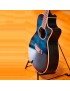 Guitare acoustique Bleu - Givson + Housse de protection (offert)