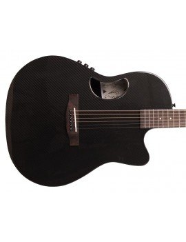 Guitare électro-Acoustique CE-2021-BK en fibre de carbone avec micro intégré PG-A12 de 41 pouces