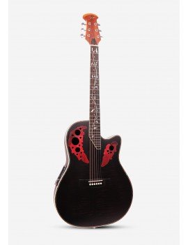 Guitare électro-acoustique SM-4160 Grape Hole Rubber BackV - couleur noir