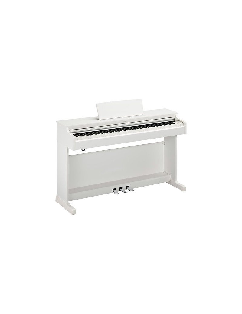 WHITE PIANO YAMAHA - NUMERIQUE MEUBLE DELA SERIE ARIUS YDP-165