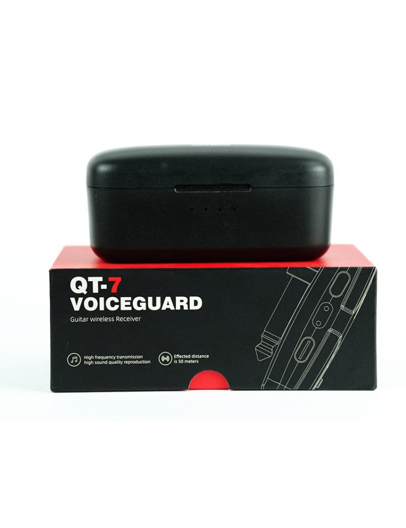 Haut de gamme - Système de Guitare Sans Fil QT-7 (30m, UHF, Batterie 3000mAh)