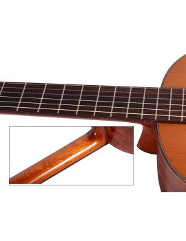 Luxars Guitare electro-classique - LCG-3 cèdre naturel