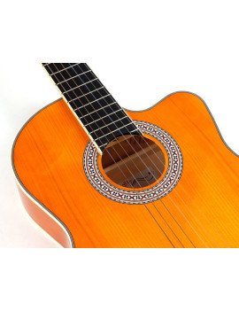 Smiger Guitare electro-classique GP-C70-39 naturel verni