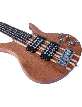 Smiger G-B50-T5 - Basse électrique 5 cordes (Natural)