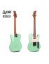 Guitare électrique S-G17-PRO-SG - High-end TL avec micros intégré: PG-E11 et un JACK PL-A3 (Vert fluo)