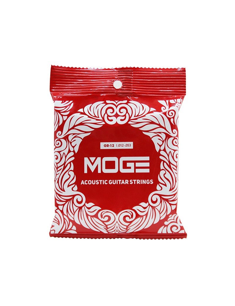 Jeu de corde de guitare acoustique | MOGE LIGHT RG12 | 0.13 - 053