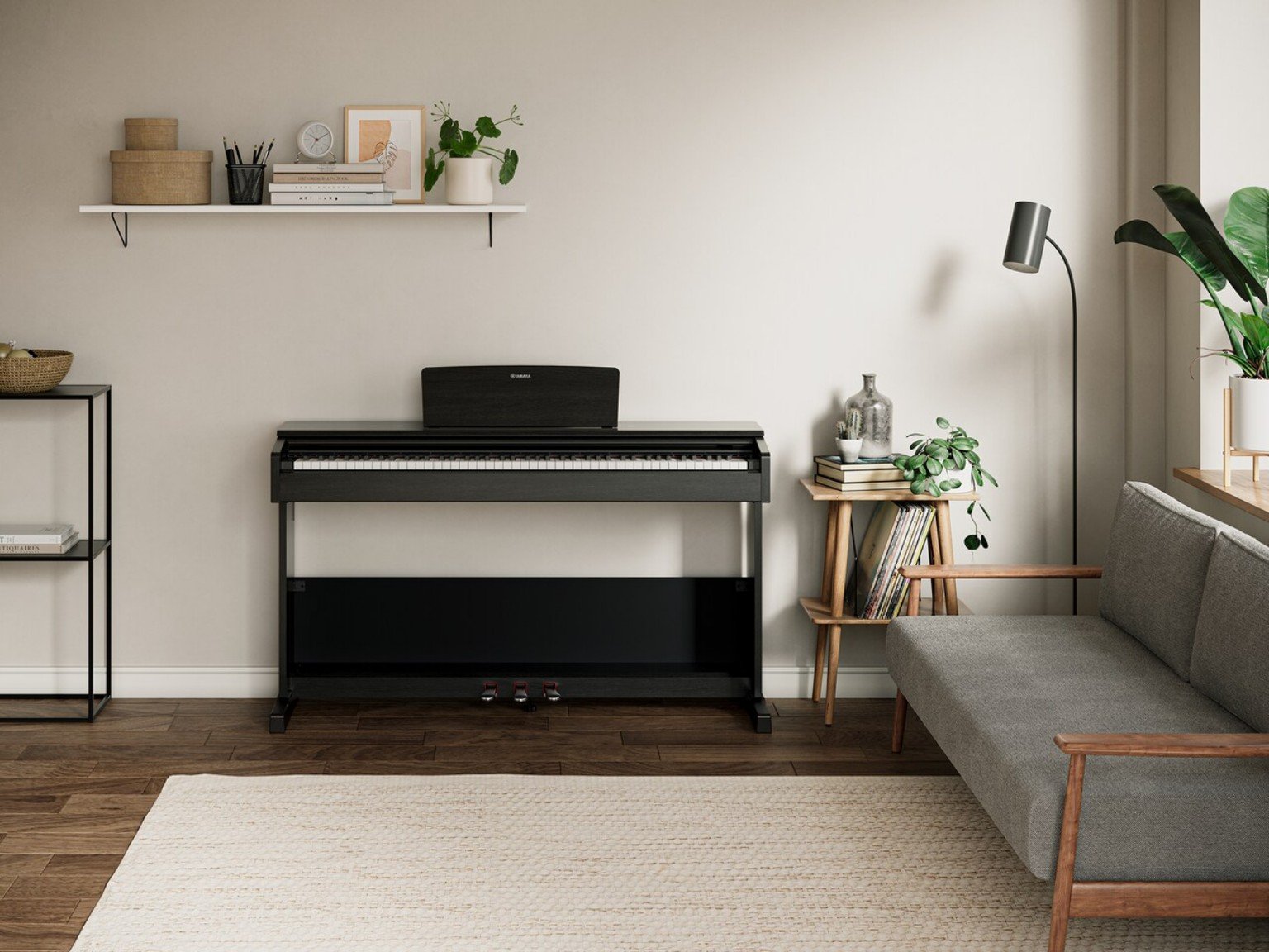 Le piano dans son espace.