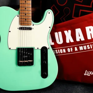 Guitare électrique Luxars — SG17-PRO Telecaster Vert Fluo – Une présence remarquable et des sonorités brillantes.
