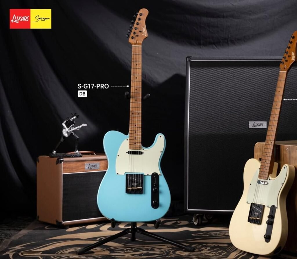 Guitare électrique Luxars — SG17 PRO - Couleur bleu