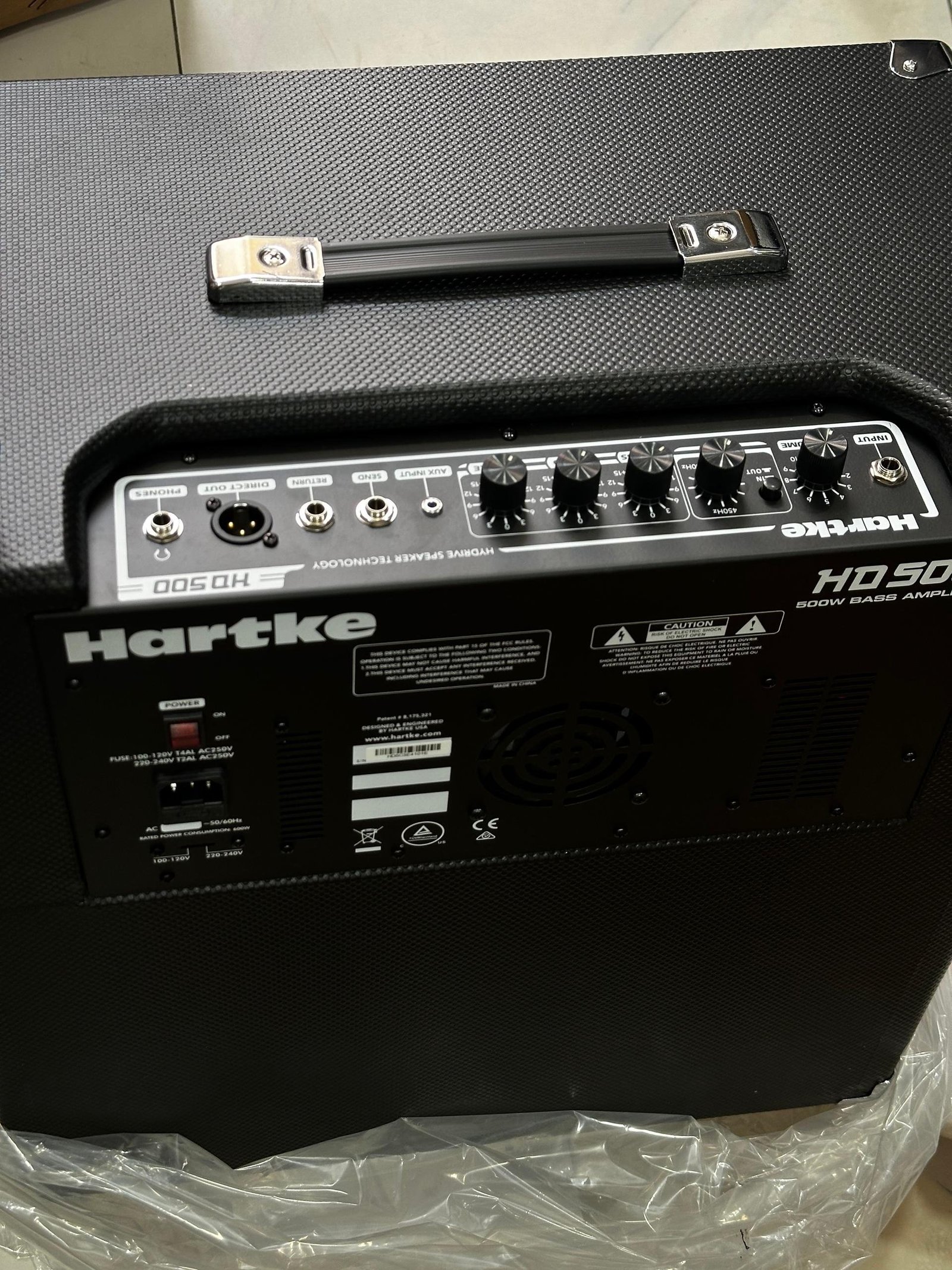 AMPLI DE PUISSANCE POUR BASSE — 500W HARTKE HD500 – Image 2