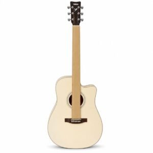 Guitare acoustique F3000 + Housse de guitare offerte - Couleur beige