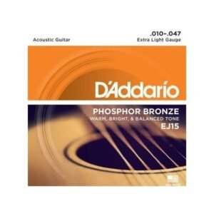 Jeu de cordes Tyran 10 - d'Addario pour guitare folk .010 - .047