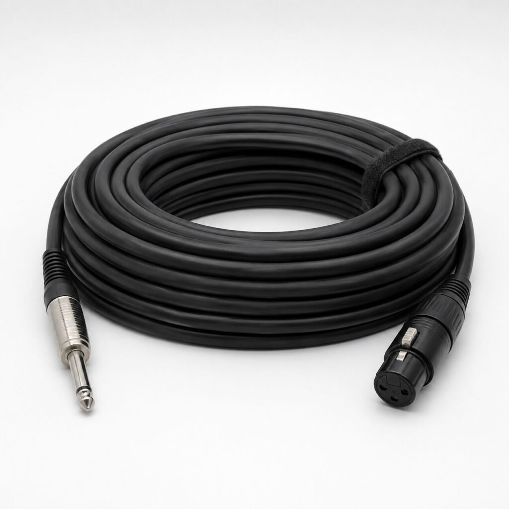 Jack vers XLR 25m