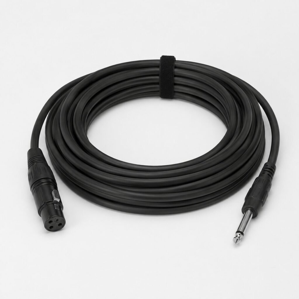 Jack vers XLR 20m
