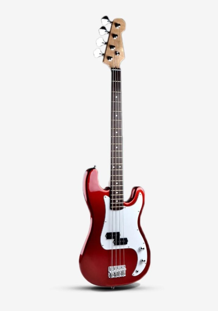 Basse 4 cordes de couleur Rouge métallique — Smiger G-B1-4-MRD