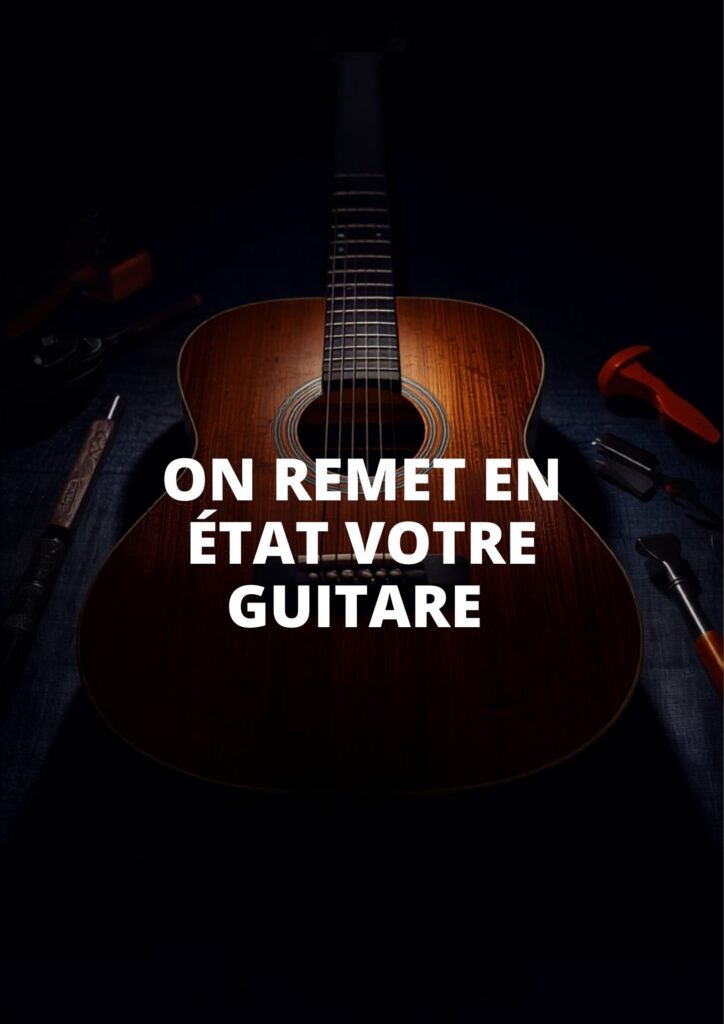 Affiche Abidjan Guitar : On remet en état votre guitare