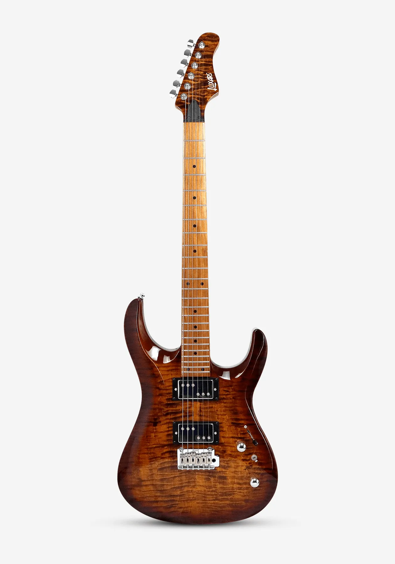 Luxars Guitare Électrique Rock S-G37-T-VTS (Vintage Sunburst) – Image 3