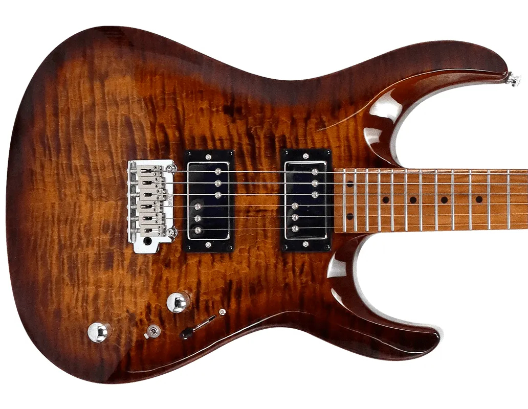 Luxars Guitare Électrique Rock S-G37-T-VTS (Vintage Sunburst) – Image 2