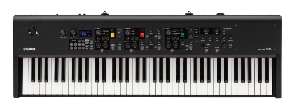 Piano de scène Yamaha CP73, clavier 73 touches et panneau de commande