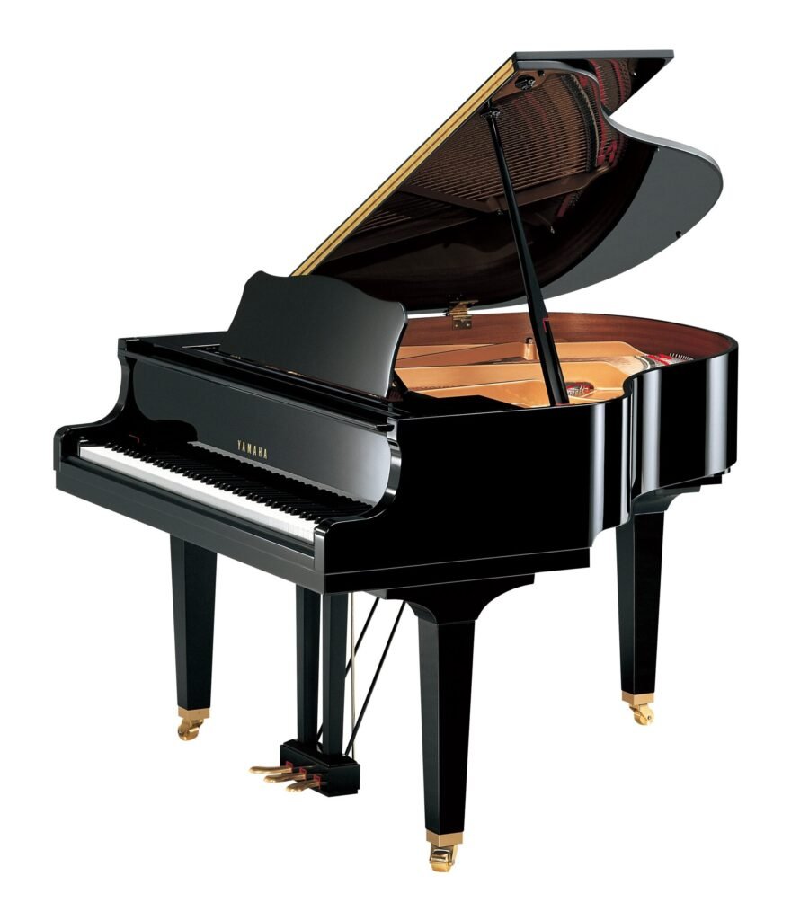 Piano à queue Yamaha GB1K noir, photographie officielle
