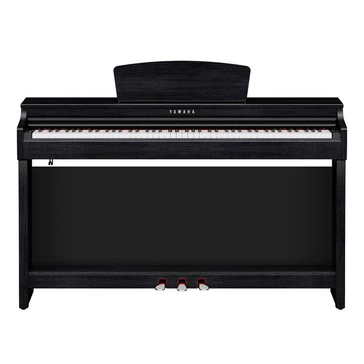 Piano numérique Yamaha Clavinova CLP-725B noir, vue de face