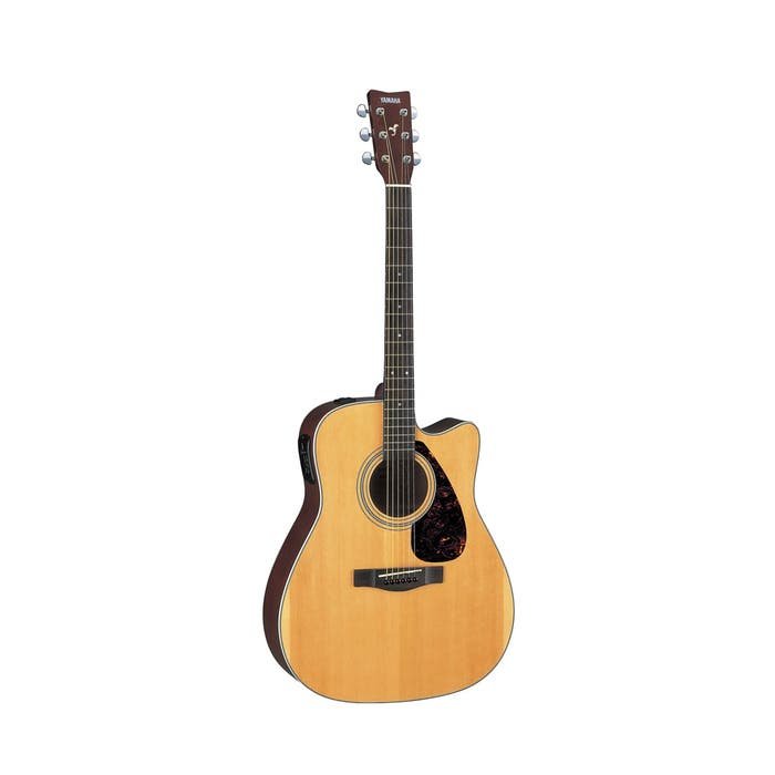 Guitare électro-acoustique Yamaha FX370C finition naturelle avec pan coupé